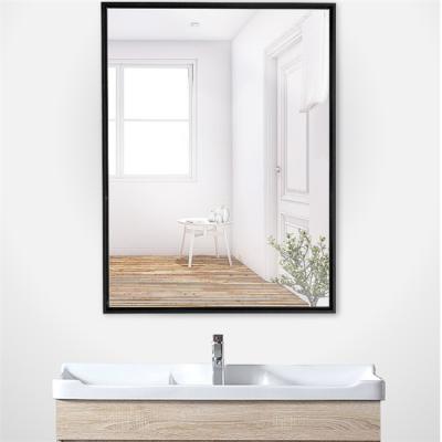 China Modern Decor Furniture Mirror Bathroom Gold Frame Bathroom Mirror Mirror In Bathroom Non Led for sale