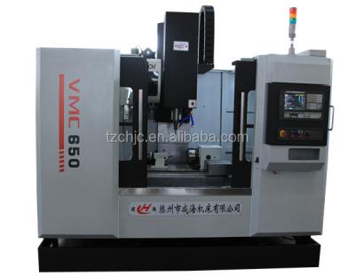 China BT40 vertical cnc machining center VMC650 with taiwan spindle for sale