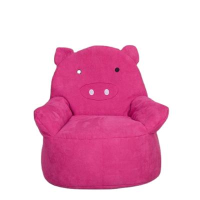 China Foldable Custom Animal Living Room Sofa Kid Bean Bag Kids Bean Bag Washable Bean Bag Cover Sofa for sale