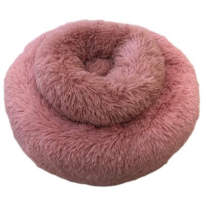 China Wholesale Breathable Pet Bed For Cat Puppy Donut Bed Camas Be Perro Calming Around Cat Bed for sale