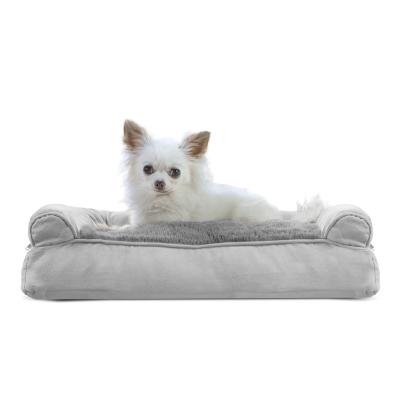 China Removable Wholesale Orthopedic Sponge Pet Bed Memory Foam Dog Bed Dog Bed Sofa Removable Orthopedic Sofa Bed Large for sale