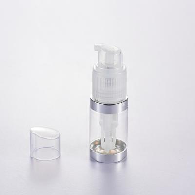 China Cosmetic Transparent Talcum Powder Bottling For Dusting Prickly Heat Powder Spray Pump Bottle for sale