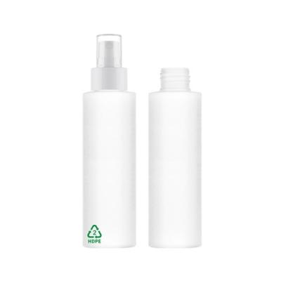 China (STOCK READY) HDPE 50ml Cosmetic Round PE Small Clear Plastic Spray Pump Bottle Natural Color Empty Translucent Uppercase (JN1-PE Series) for sale