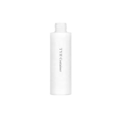 China HDPE 200ml cosmetic | PE Soft Touch Round Shape Plastic Empty Bottle With Pump Sprayer And PE Translucent Small Cap (JN1-PE Series) for sale