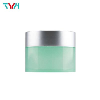 China 50ml PP Round Cosmetic Plastic Cylinder Double Wall Empty Cosmetics Integrating Cream Jar Jar Container Molding Maker (PA Series) for sale