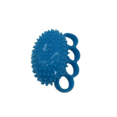 China yoga & Soft Grip Ball Fitness Class Four-Fingered Tpr Hand Grip Spike Ball for sale