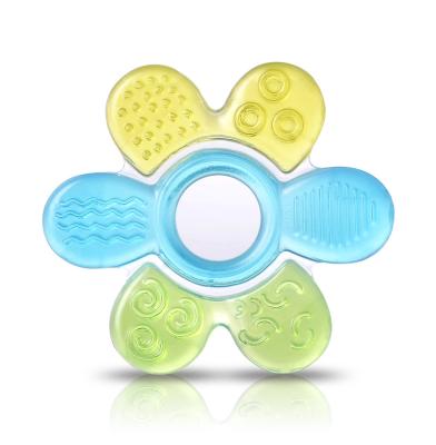 China Baby Toy Wholesale 2 or 3 Colors Soft Water Filled Sensory Teether Toys BPA Free Sensory Soft Teether Chew For Baby for sale