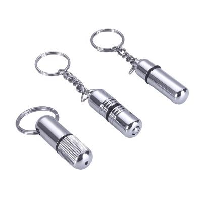 China Minimalist With Key Ring Accessories Cigar Draw Hole Instruments Pocket Chain Clip Portable Blade Cigar Punch Cool Cutter for sale