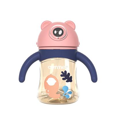 China Newest Hot Sale PPSU Kids Vacuum Flasks With Silicone Straw Insulated Baby Cup for sale