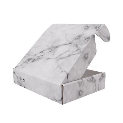 China Recycled White Custom Die Cut Corrugated Materials Cardboard Mailer Mailing Box for sale