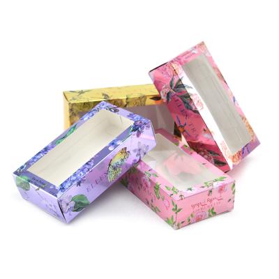 China Recycled Materials Packing Boxes Paper PVC Colored Cosmetic Box For Perfume for sale