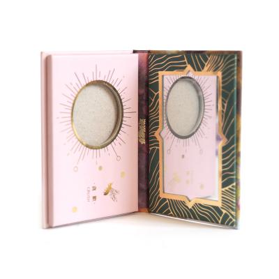 China Recycled Materials Makeup Eyeshadow Magnetic Paper Packaging Box For Sale for sale