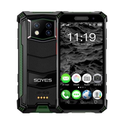 China New Arrival Rugged Phone 4GB+64GB IP68 Waterproof Waterproof Android 10.0 Phone SOYES S10 Max for sale