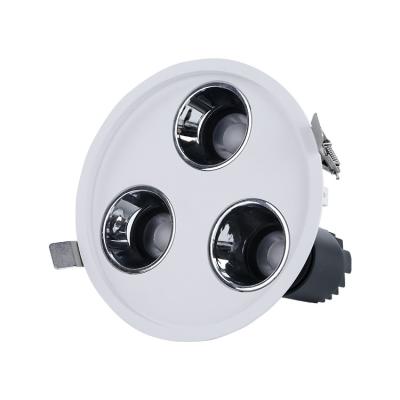 China Modern High Quality Led Spot Light Office Plastic Indoor Lighting Showroom Led Ceiling Spot Light for sale