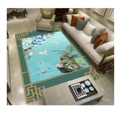 China CLASSIC wholesale high quality 3d printed carpet rugs living room for sale