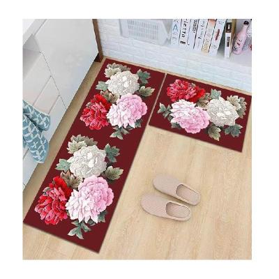 China Colorful Non Slip Non Slip Wholesale Kitchen Mat Sets for sale