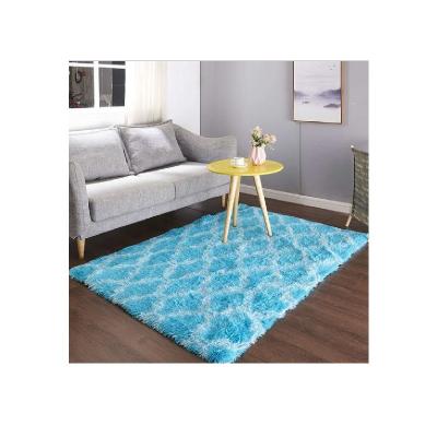 China Europe Style Washable Carpet Single Fluffy Non-slip Fluffy Carpet Soft Shaggy Blanket Customized for sale