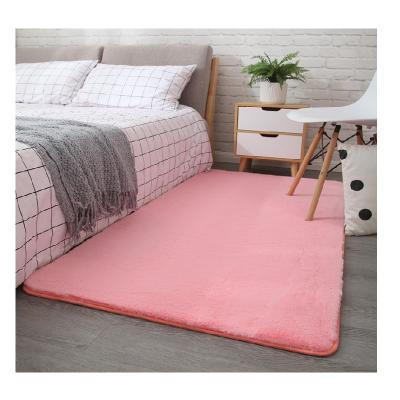 China Multi Colors Shape Washable Faux Fur Carpet Square Polyester Shaggy Blankets 50000 - 99999 Square Meters for sale