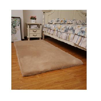 China Round Rabbit Faux Washable Nordic Home Blanket Beside Carpet With Anti-Slip Back for sale