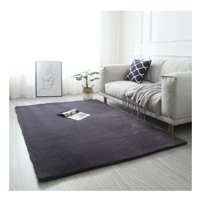 China Washable high quality faux fur blankets and rugs for living room for sale