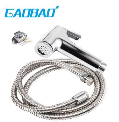 China Without referral Gaobao new ABS bidet sprayer kit, bathroom shattaf kit with bracket and shower hose for sale