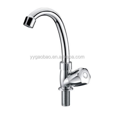 China Room/Bathroom New Thermostatic ABS Kitchen Faucets Chrome Plated High Quality POM Ceramic Core Plastic Faucet F-GB7003 for sale