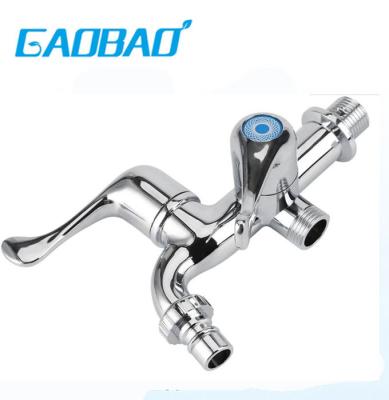 China GAOBAO Faucets Thermostatic ABS Plastic Single Water Faucet Water Tap Bathroom Basin Kitchen Sink Accessories for sale