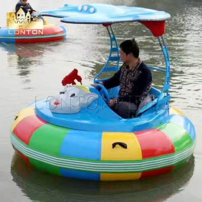 China Fiberglass Amusement Park Equipment Bumper Boat For Sale for sale