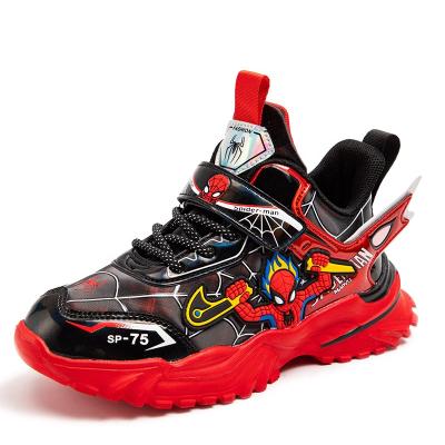 China Factory direct children's baby boy running walking shoes spiderman waterproof non-slip soft bottom girl leisure walking shoes for sale