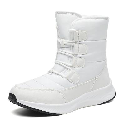 China High Top Women's Shoes Waterproof Warm Outdoor Cold-proof Straight Women's Cotton Boots Winter Snow Boots for sale