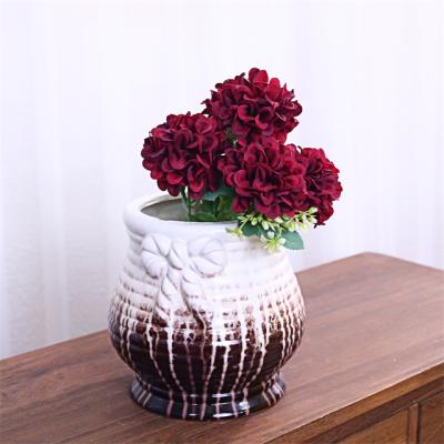 China Home decoration fully stocked background wall decoration basket Artificial flower decoration flowers online for sale