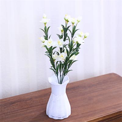 China Artificial Orchids Plastic Flowers Home Decoration Best Selling Decor Wedding Bulk Fake Flowers For Gift for sale