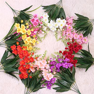 China Wedding Decoration Manufacturer Professional Wall Wedding Decor Background Hanging Realistic Artificial Fake Flowers for sale