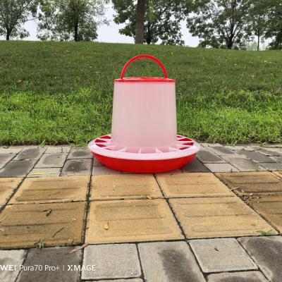 China 10L Capacity Geese Chicken Feeder Plastic For Poultry for sale