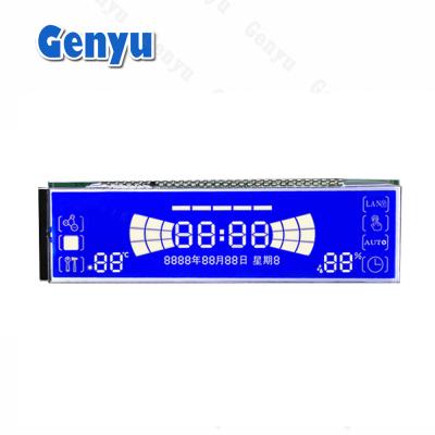 China Custom Design LCD Display Screen STN Segment Blue 30PIN For Cleaning Machine for sale