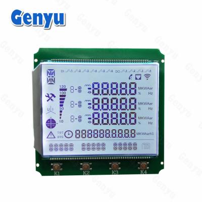 China Customized Segment LCD Module 7 14 Segment LCD Display HT1623 For Meter Box for sale