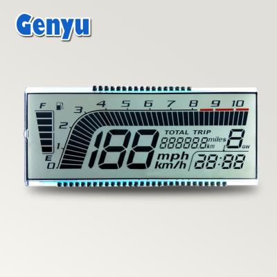 China Custom Made LCD Display HTN Segment Screen 46PIN Transflective Sunlight Readable for sale