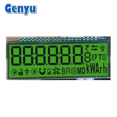 China Compact Custom LCD Display STN No Backlight 20PIN 7 Segment Screen For Meters for sale