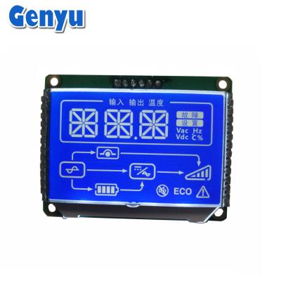 China STN Negative Seven Segment LCD Display 3.3 V LCD Display with PIN Connector for sale