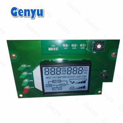 China 5.0V LCD Segment Screen TN Monochrome LCD Display White LED Backlight PCB Board for sale