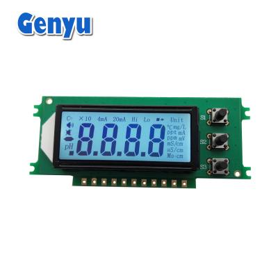 China HT1621 4 Digit 7 Segment LCD Display FSTN Screen With White Backlight for sale