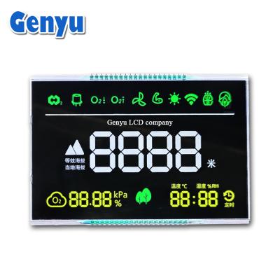 China High Contrast  VA LCD Display Black Screen Negative White Segments 3.6V 40PIN for sale