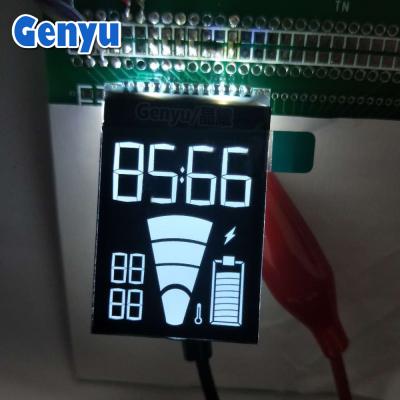 China COG+PIN Zwart gesegmenteerd LCD-scherm ST7035 I2C Te koop