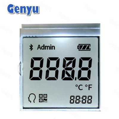 China Custom Segment LCD Display Transflective RGB Color Backlight For Forehead Thermometer for sale