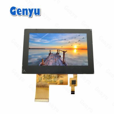 China 480*272 Display LCD TFT de 4,3 polegadas Capacitativa touchscreen CTP 40pin FPC 24 bits RGB à venda