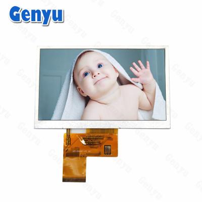 Κίνα 5 ιντσών TFT LCD οθόνη TN Μεταδοτική 800x480 Ανάλυση 40PIN Παράλληλη RGB 24 Bit προς πώληση