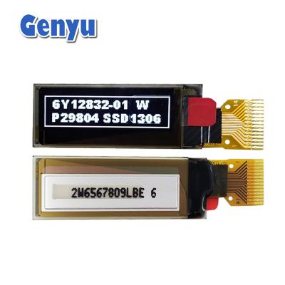 China Small OLED Display 0.91'' 128x32 Dots White 14PIN SSD1306 I2C Interface for sale