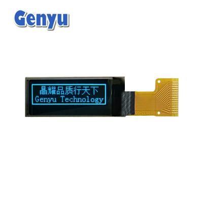 China Blue 0.91 Inch OLED Display 128x32 Pixels SSD1306 Driver 15pin Soldering FPC for sale