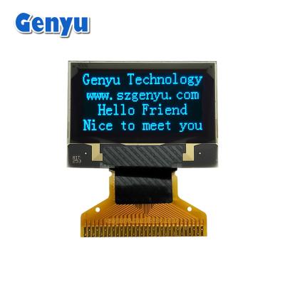 China Matrix Type 0.96 Inch OLED Screen 128x64 Pixels SSD1306 30pin Soldering FPC for sale