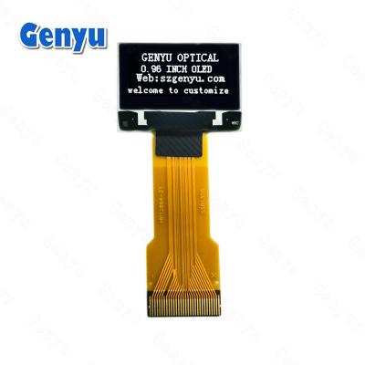 China 0.96 inch OLED-module Wit 128 * 64 pixels 30pin FPC Long Socket Type Te koop